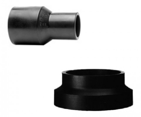 Переход литой удлиненный DN 110х63 мм ПЭ 100 (ПНД) SDR 17